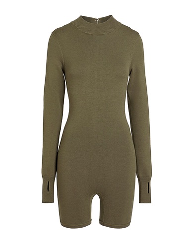 NIKE Tute e Salopette Verde militare 98% Lana, 1% Altre Fibre, 1% Elastan, Nylon