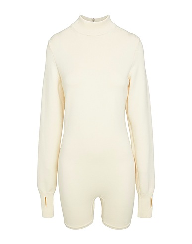 NIKE Overalls & Latzhosen Cremeweiß 98% Wolle, 1% Andere Fasern, 1% Elastan, Nylon