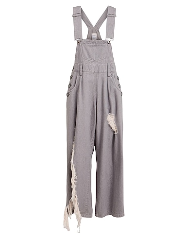 LIMI FEU Peto vaquero Gris 100% Algodón