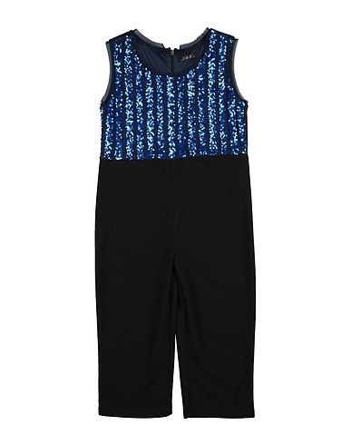 J'AIME’ Kids’ jumpsuit Black 100% Polyester, Elastane