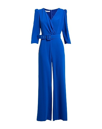 CARLA RUIZ Jumpsuits and Dungarees Bright blue 100% Polyester