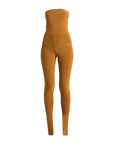 NORMA KAMALI Jumpsuits and Dungarees Camel 95% Polyester, 5% Elastane