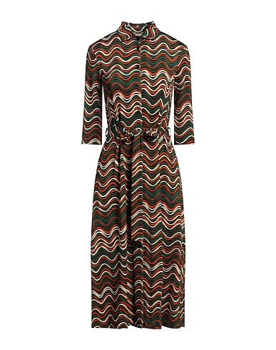 SIYU Midi dress Green 95% Viscose, 5% Elastane