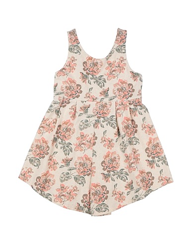 IL CIRCO DI OLIVIA Kids’ dungarees Ivory 70% Cotton, 25% Linen, 5% Elastane