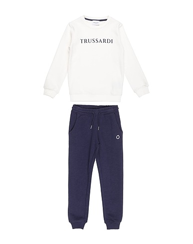 TRUSSARDI JUNIOR Tuta da ginnastica Bianco 100% Cotone
