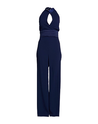 I BLUES Jumpsuits and Dungarees Navy blue 100% Polyester
