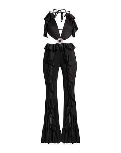 ODI ET AMO Jumpsuits and Dungarees Black 77% Polyester, 18% Metallic fiber, 5% Elastane
