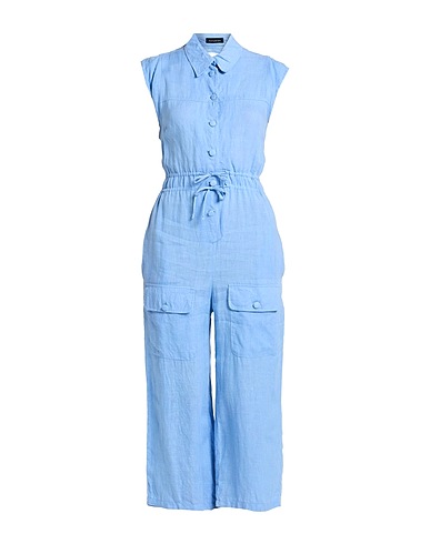 ACTUALEE Jumpsuits and Dungarees Sky blue 100% Linen