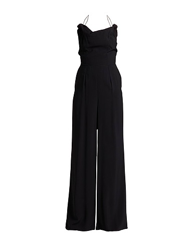 LES COYOTES DE PARIS Jumpsuits and Dungarees Black 98% Viscose, 2% Elastane