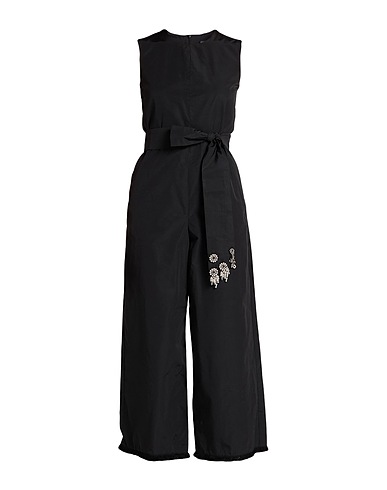 'S MAX MARA Jumpsuits and Overalls Black 55% Cotton, 45% Polyamide