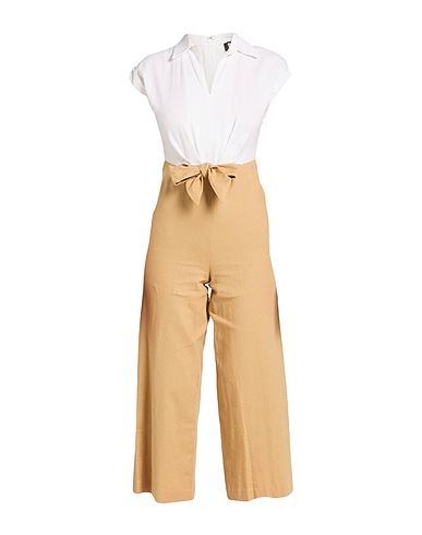 DKNY Jumpsuits and Dungarees White 56% Linen, 44% Rayon
