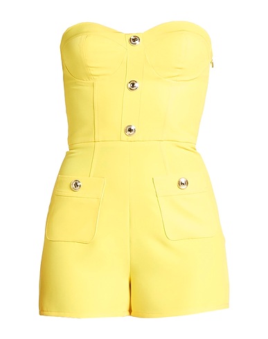 GAëLLE Paris Playsuits GIALLO 88% Polyester, 12% Elastane
