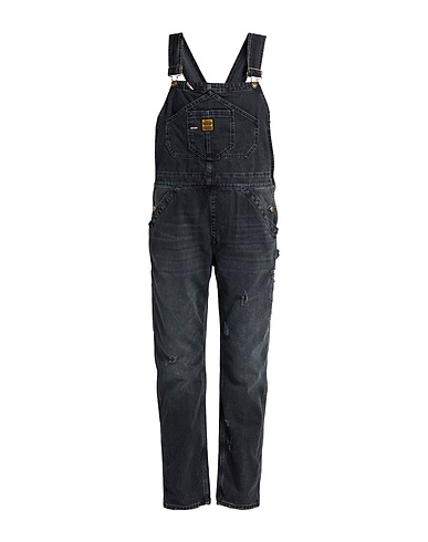 WASHINGTON DEE-CEE Denim dungaree Black 100% Organic cotton