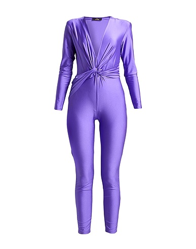 ACTITUDE by TWINSET Jumpsuits and Dungarees Purple 84% Polyamide, 16% Elastane