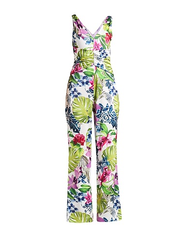 GUESS Jumpsuits and Dungarees White 88% Polyester, 12% Elastane