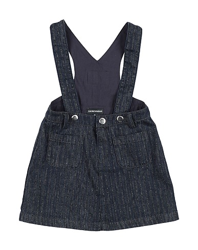 EMPORIO ARMANI キッズサロペット ブルー コットン 100%