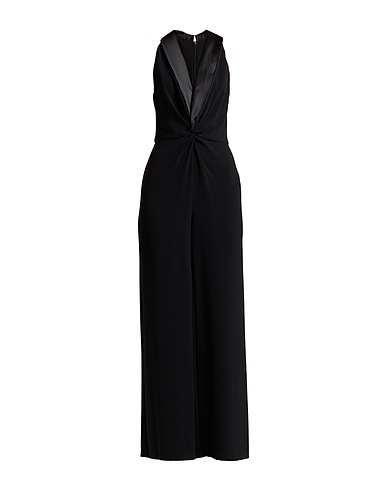 LAUREN RALPH LAUREN Jumpsuits and Dungarees Black 91% Polyester, 9% Elastane