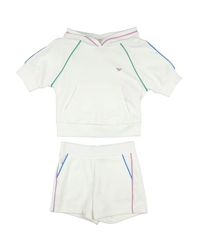 EMPORIO ARMANI Completo Bambini Panna 97% Cotone, 3% Poliestere