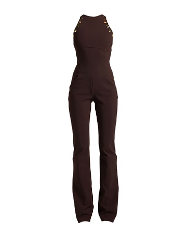 CHIARA BONI LA PETITE ROBE Jumpsuits and Overalls Dark brown 75% Polyamide, 25% Elastane