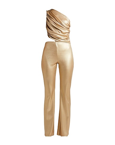 CHIARA BONI LA PETITE ROBE Tute e Salopette Platino 100% Viscosa, Poliammide, Elastan