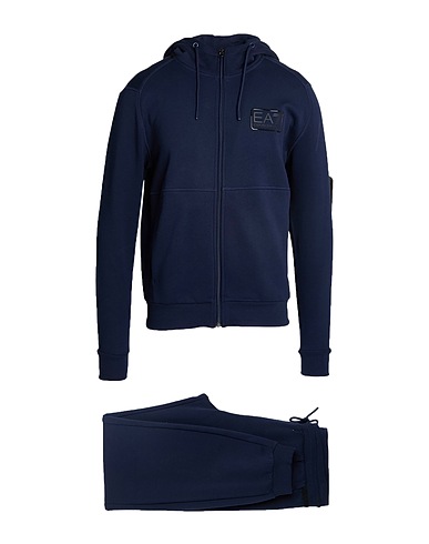 EA7 Activewear Midnight blue 85% Cotton, 15% Polyester, Elastane