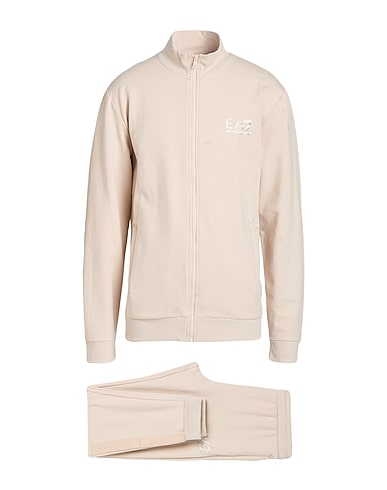 EA7 Tracksuit Off white 58% Cotton, 38% Polyester, 4% Elastane