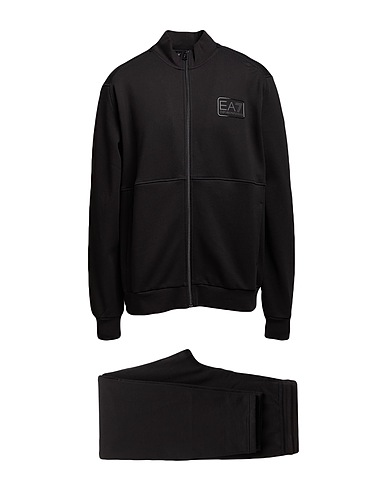 EA7 Tracksuit Black 58% Cotton, 38% Polyester, 4% Elastane