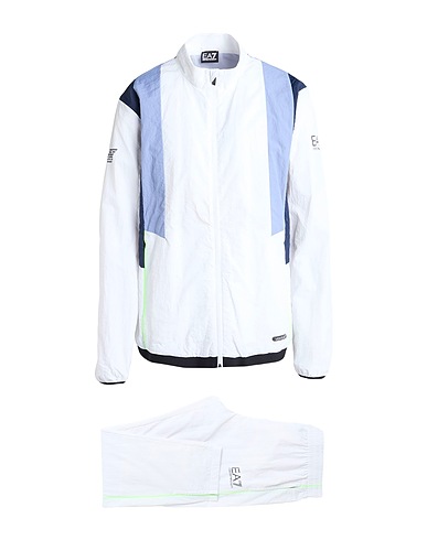 EA7 Tuta Sportiva Bianco 100% Poliammide, Poliestere, Gomma