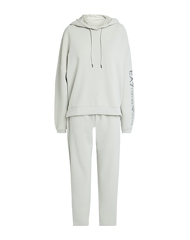 EA7 Tuta Sportiva Grigio chiaro 48% Poliestere, 45% Modal, 7% Elastan