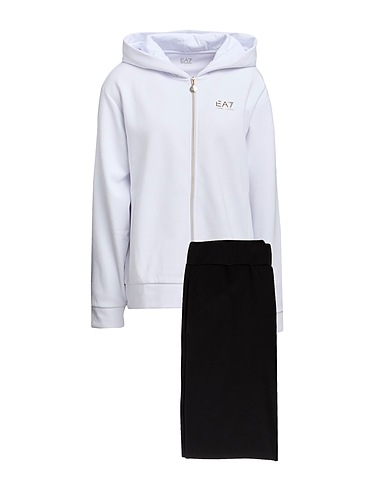 EA7 Tracksuit White 74% Polyester, 26% Cotton
