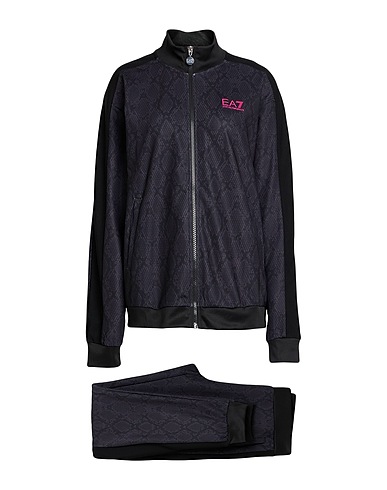 EA7 Athletic outfit Dark purple 82% Polyester, 18% Elastane