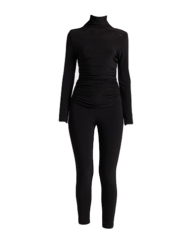 NORMA KAMALI Jumpsuits and Dungarees Black 95% Polyester, 5% Elastane