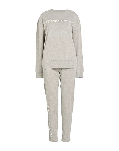 EA7 Tracksuit Light grey 95% Cotton, 5% Elastane