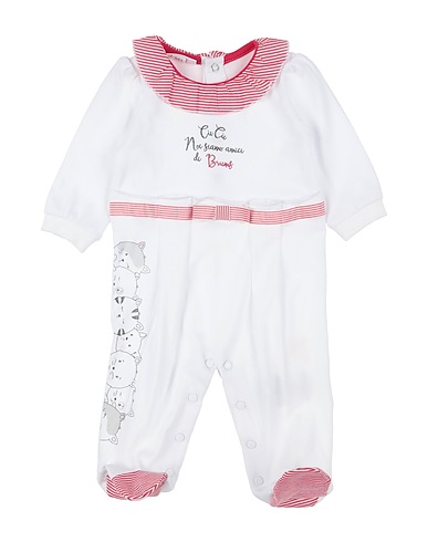 BRUMS Tutina Baby  Bianco 100% Cotone