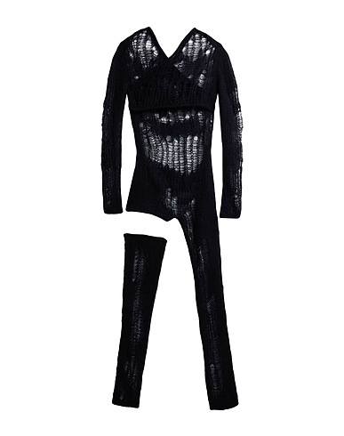 RICK OWENS Jumpsuits and Dungarees Black 50% Polyamide, 46% Mohair wool, 4% Wool