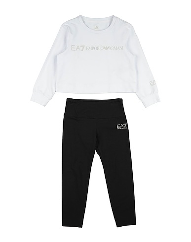 EA7 Tuta da ginnastica Bianco 96% Cotone, 4% Elastan