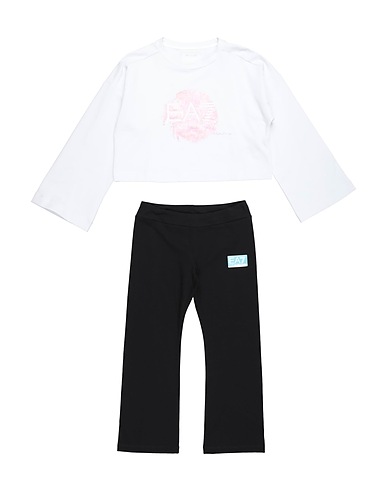 EA7 Tracksuit White 96% Cotton, 4% Elastane