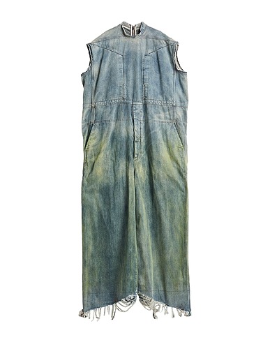 RICK OWENS Denim overall Blue 100% Cotton