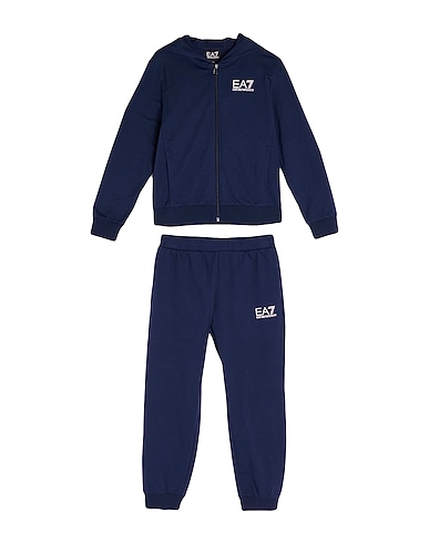 EA7 Tuta da ginnastica BLU NAVY 100% Cotone, Elastan