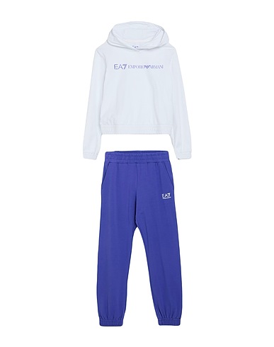 EA7 Tracksuit White 96% Cotton, 4% Elastane