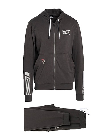 EA7 Tuta Sportiva Khaki 58% Cotone, 38% Poliestere, 4% Elastan