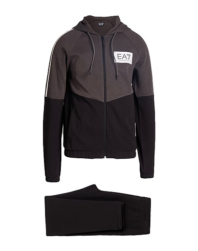 EA7 Tracksuit Black 72% Cotton, 28% Polyester
