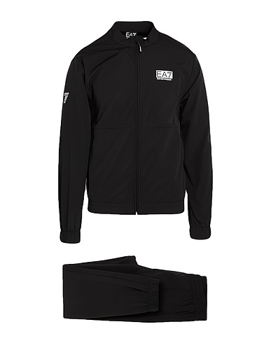 EA7 Athletic outfit Black 100% Polyester, Elastane