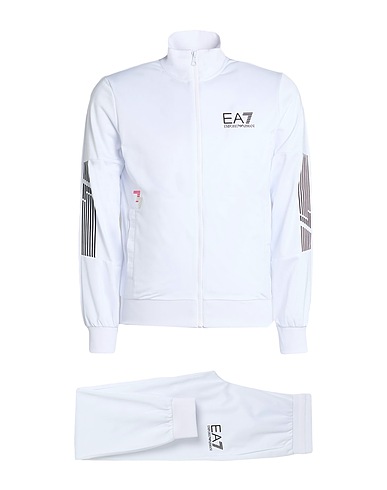 EA7 Tuta Sportiva BIANCO 100% Poliestere, Elastan