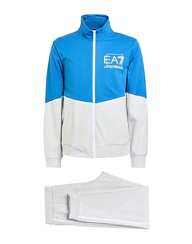 EA7 Combinaison sportive Bleu d'azur 100% Coton, Élasthanne