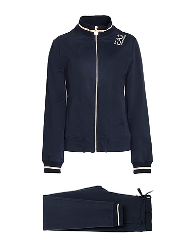 EA7 Athletic outfit Navy 95% Cotton, 5% Elastane, Metallic fiber, Polyester