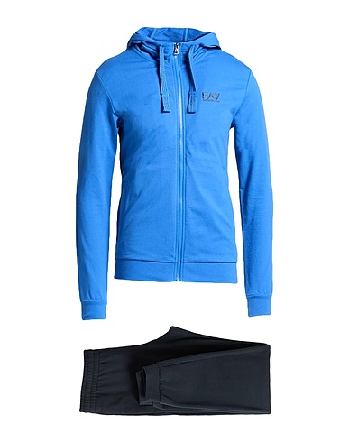 EA7 Tuta Sportiva Carta da zucchero 100% Cotone, Elastan