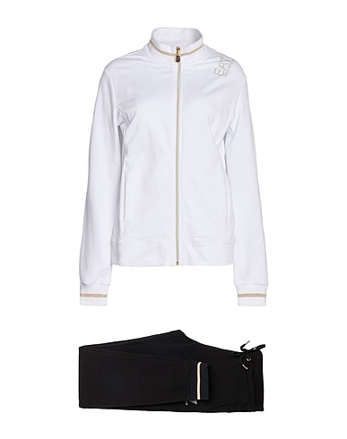 EA7 Tracksuit Beige 95% Cotton, 5% Elastane, Metallic fiber, Polyester