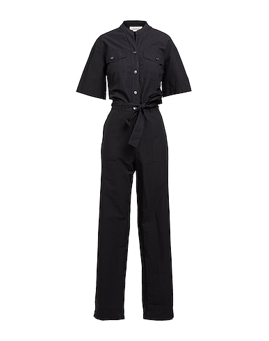 OTTOD'AME Tute e Salopette Nero 100% Cotone
