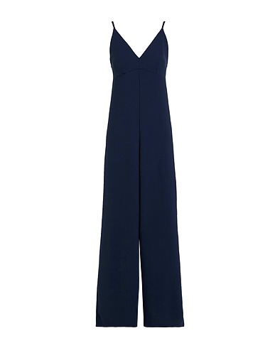 OTTOD'AME Jumpsuits and Dungarees Midnight blue 100% Polyester, Viscose